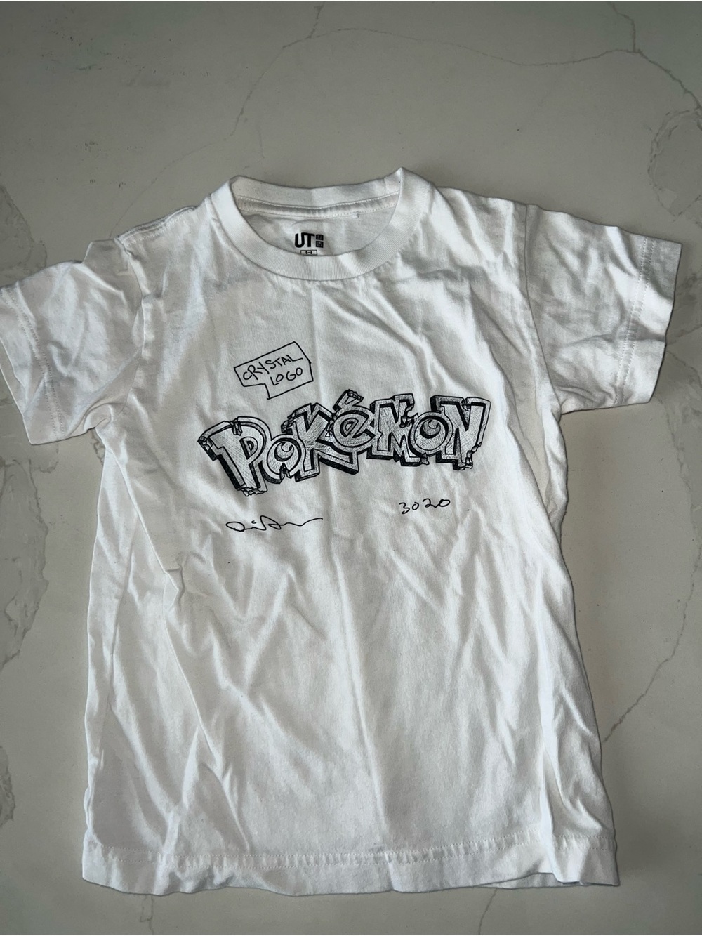 Uniqlo White Pokémon x Daniel Arsham UT Tee